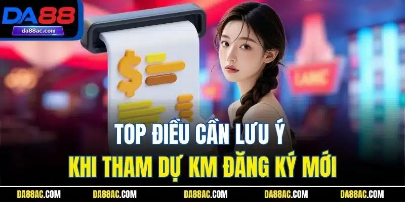 Top điều cần lưu ý khi tham dự KM đăng ký mới